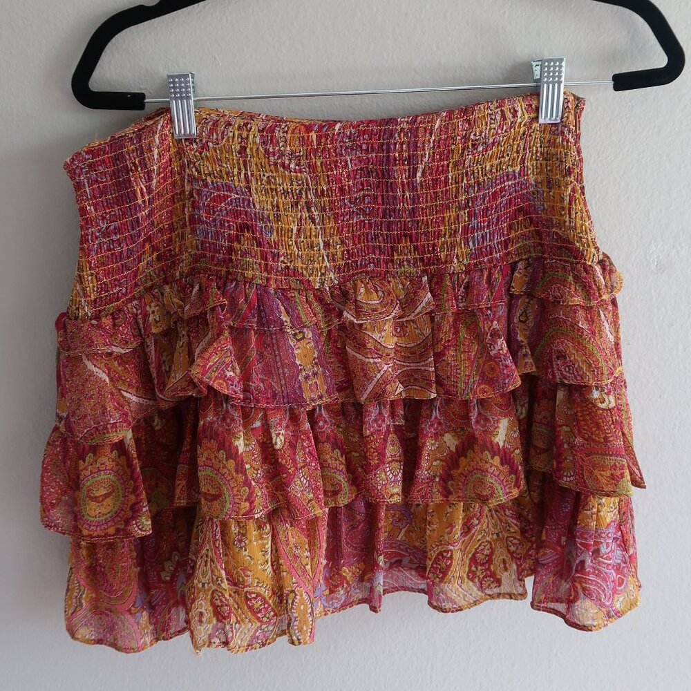 Zara Tiered Mini Skirt